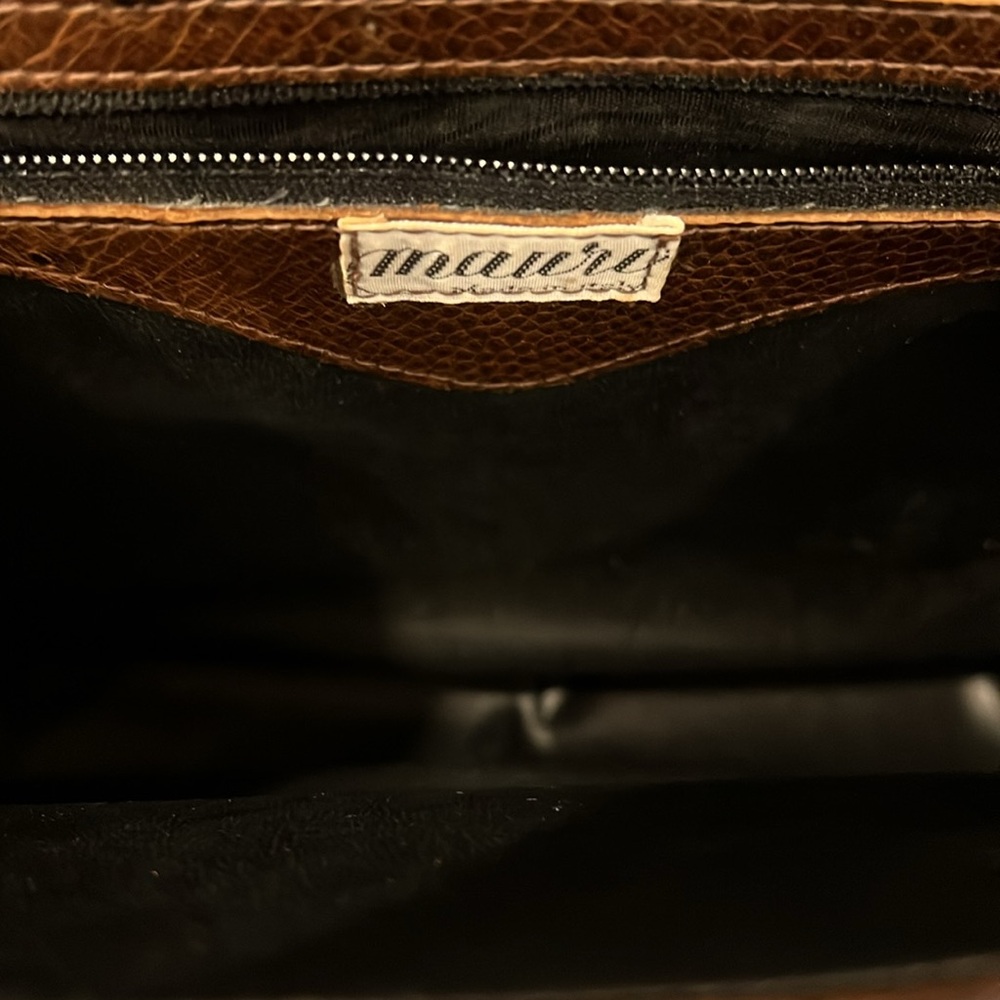 Mauri Vintage Brown Ostrich Leather Purse - Picture 8 of 8